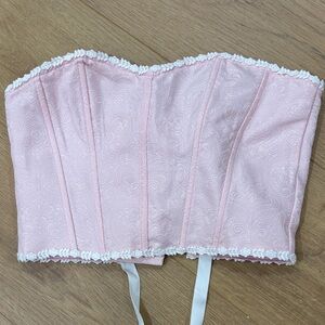 SHEIN Pink Lace Bandeau